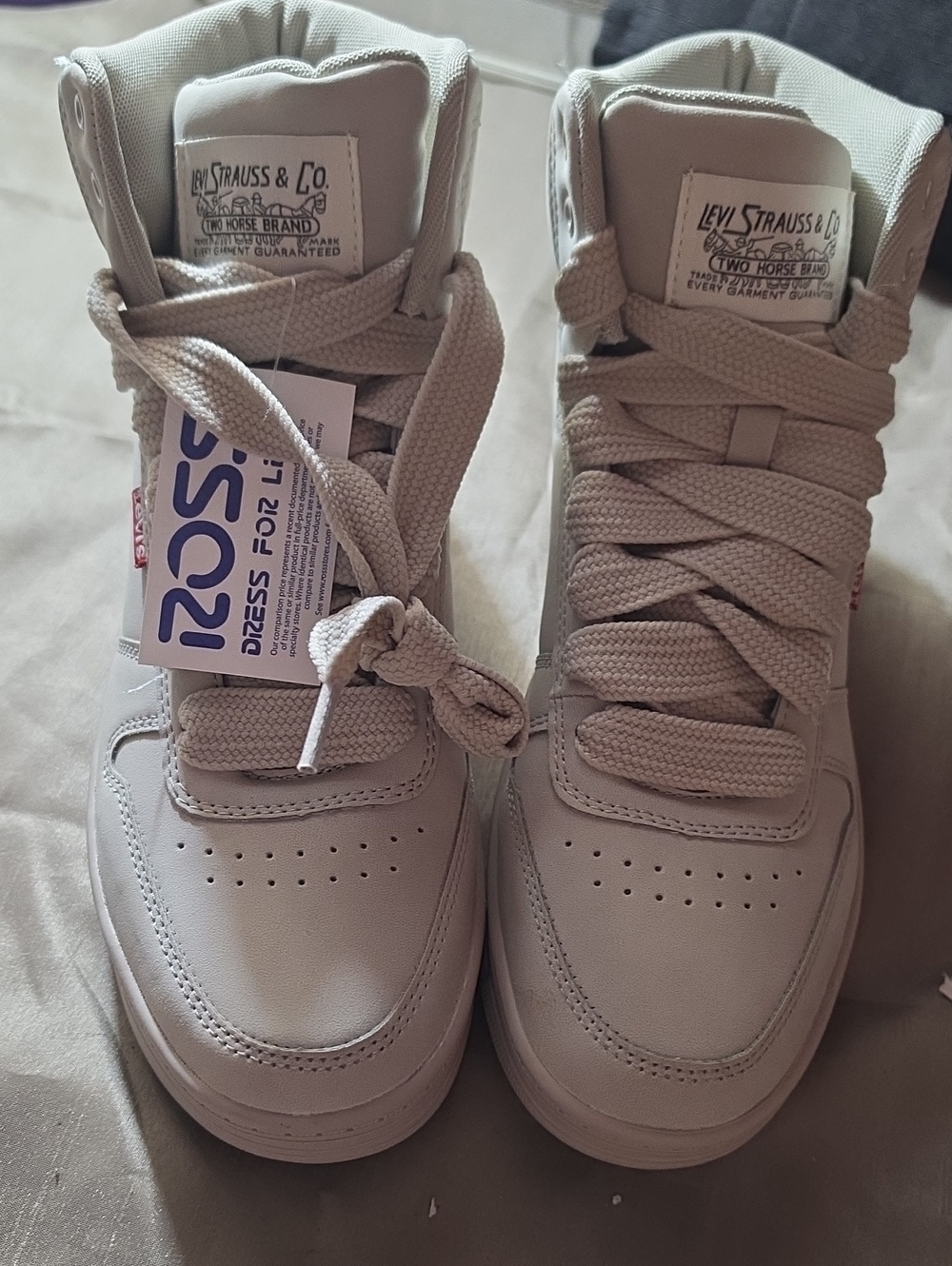 Levi's Women's High-Top Sneakers in Light Beige